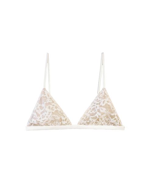 Fleur du Mal Venus Lace Triangle Bra