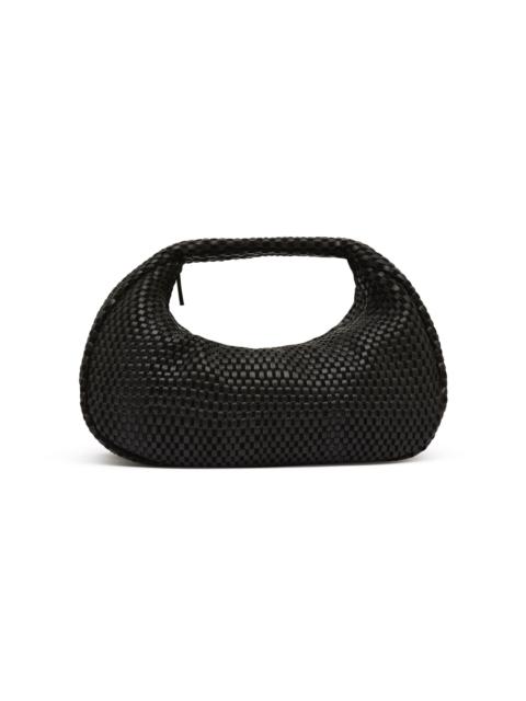 ST. AGNI Lattice Weave Bon Bon Bag black