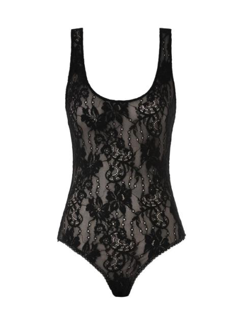 Zimmermann Lace Scoop Black