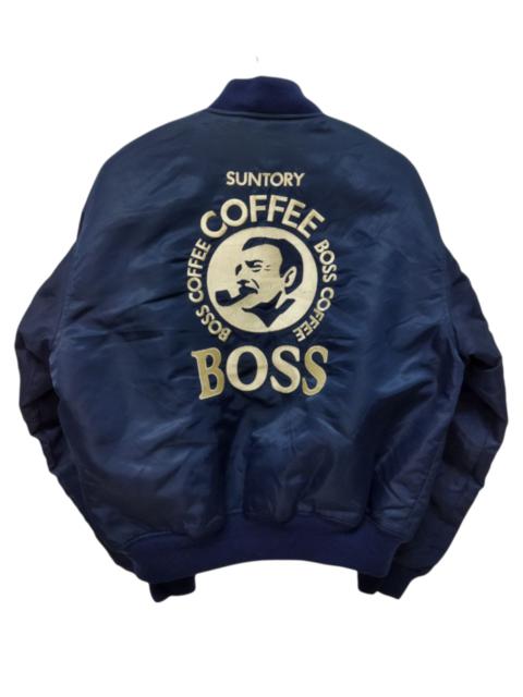 Other Designers Rare - Very Rare🔥Vintage Suntory Boss Coffee Bomber Jacket