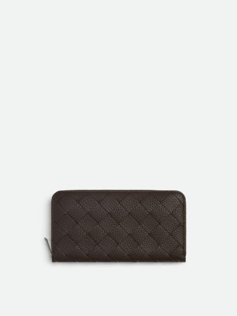 Bottega Veneta Intrecciato Zip Around Wallet