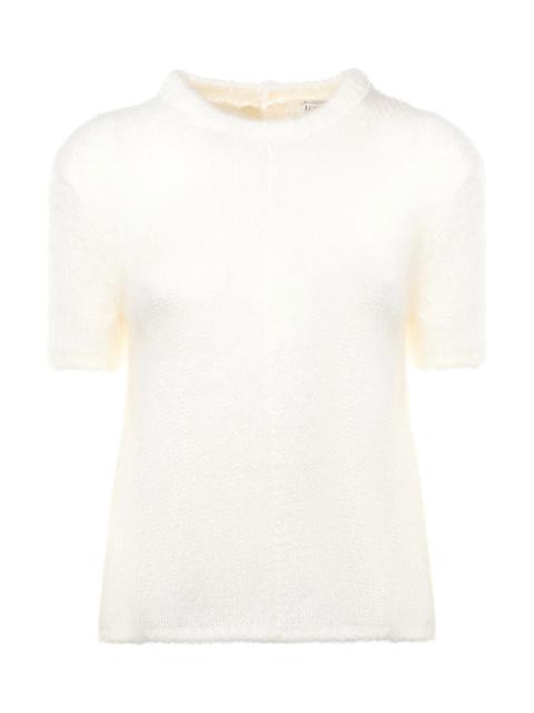 Loewe Short-sleeved Mohair Blend Sweater