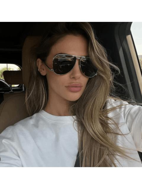 SAINT LAURENT NEW SAINT LAURENT SUNGLASSES SL690 DUST 002 MEN SILVER EYEWE