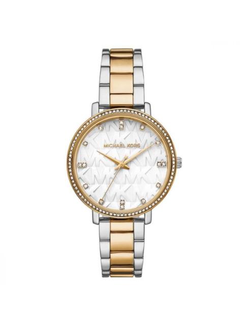 MICHAEL KORS Michael Kors Pyper Quartz Crystal White Dial Ladies Watch MK4918