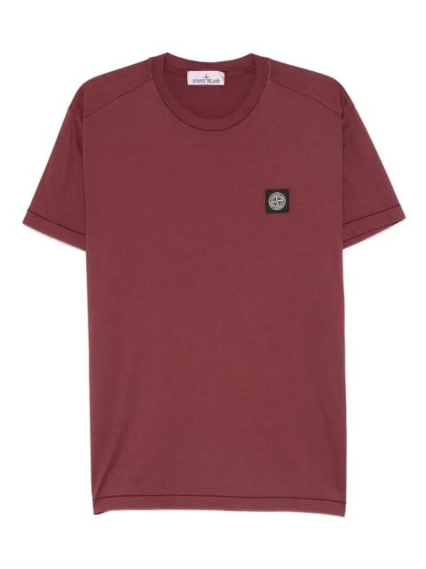 Stone Island 60/2 Cotton Jersey Garment Dyed Ss T-Shirt