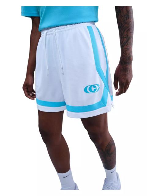 Nike Unisex Caitlin Clark Crossover Dri-FIT 5" Basketball Shorts -White/Blue