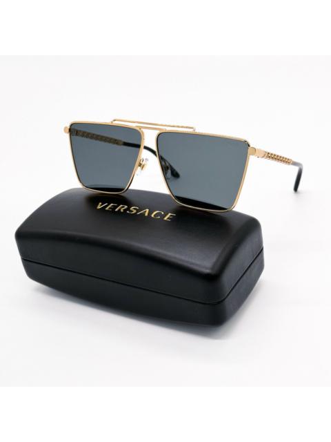 VERSACE NEW VERSACE MOD 2266 1002/87 GOLD VE2266 100287 SUNGLASSES