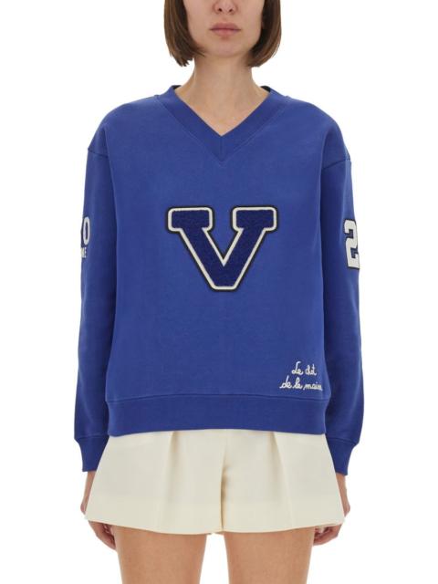 Valentino Valentino Women Embroidered Cotton Sweatshirt