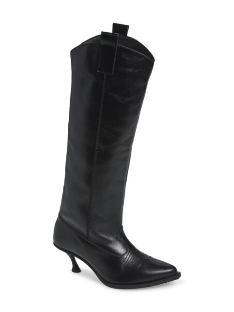 VAQUERA Vaquera Kitten Heel Cowboy Boot in Black at Nordstrom