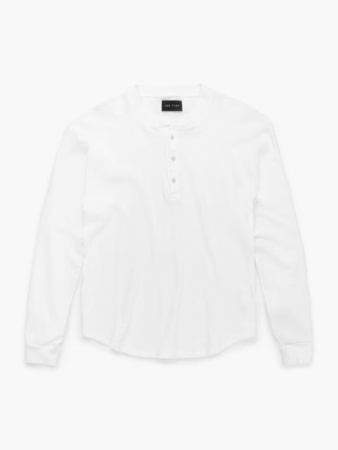 LES TIEN Thermal Baseball Hem Henley