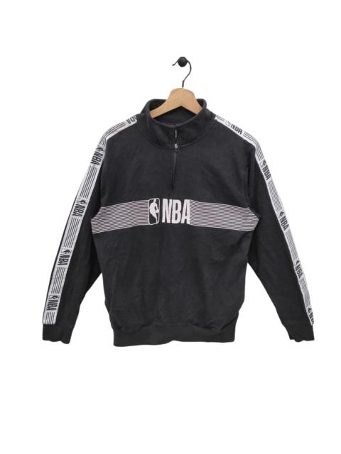 Other Designers 90s NBA Quarter Zip Sweatshirt Small Vintage Black