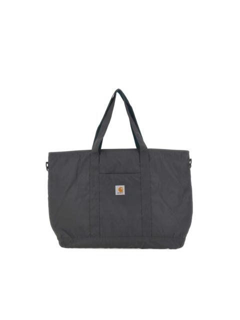 Carhartt large logo-patch tote bag