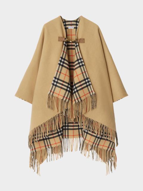 St. Marsh Fringe Wool Cape