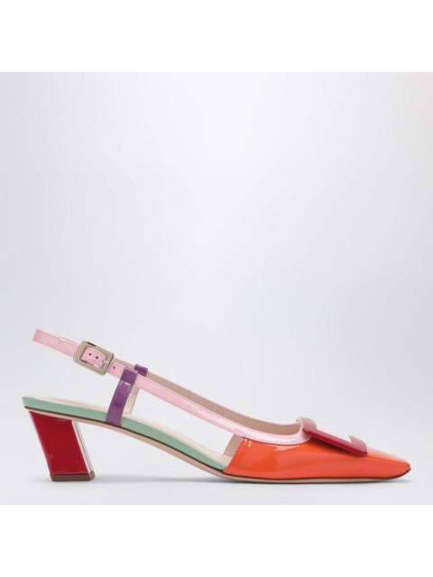 Roger Vivier Roger Vivier Belle Vivier Multicolour Patent Leather Slingback Women