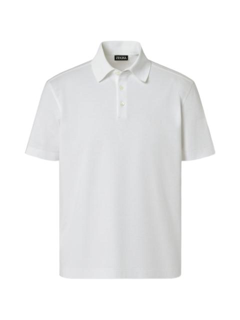 ZEGNA Zegna Optical White Polo Shirt
