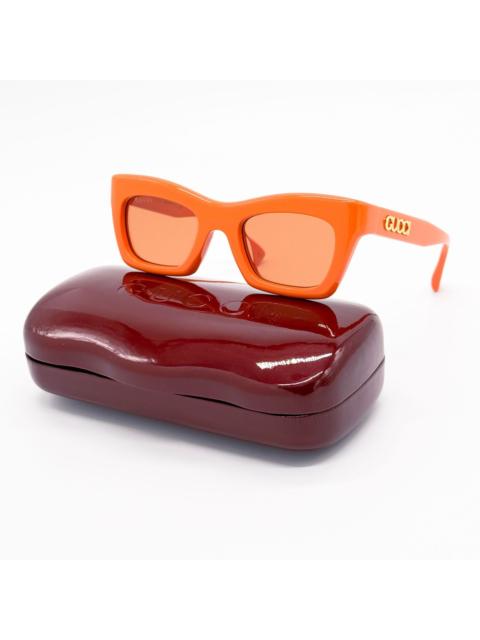 GUCCI NEW GUCCI GG1773S 004 ORANGE GUCCI CAT EYE SUNGLASSES GUCCI