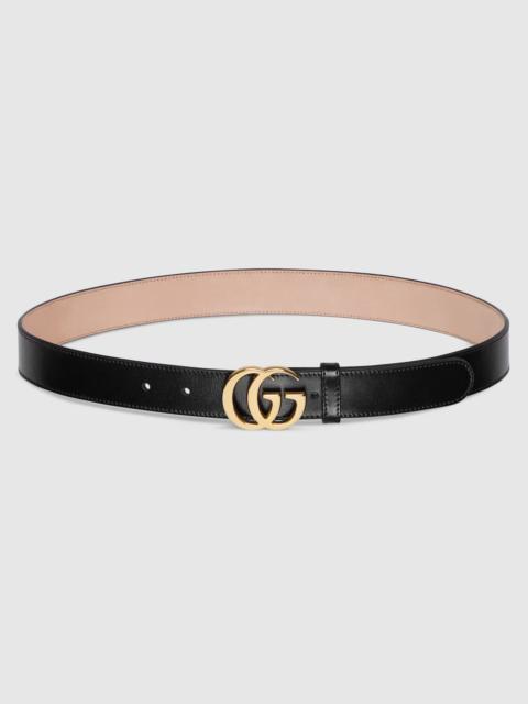 GUCCI Gucci Gg Marmont Leather Belt