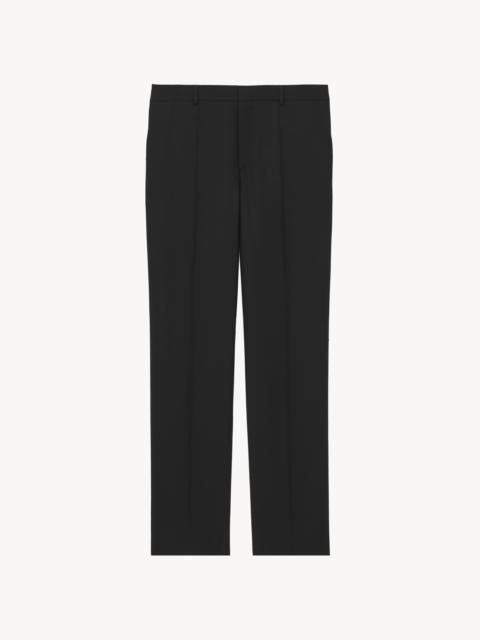 SAINT LAURENT SLIM-FIT PANTS IN WOOL GABARDINE