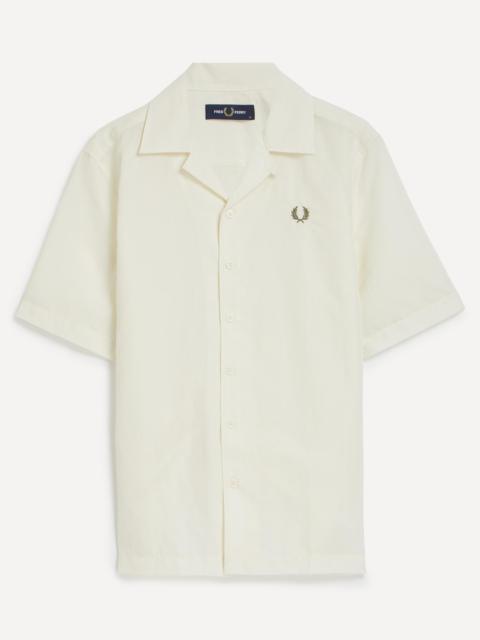 Fred Perry Linen Blend Revere Collar Shirt