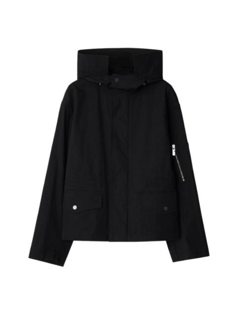 Burberry Burberry Nylon Cotton Short Hooded Parka