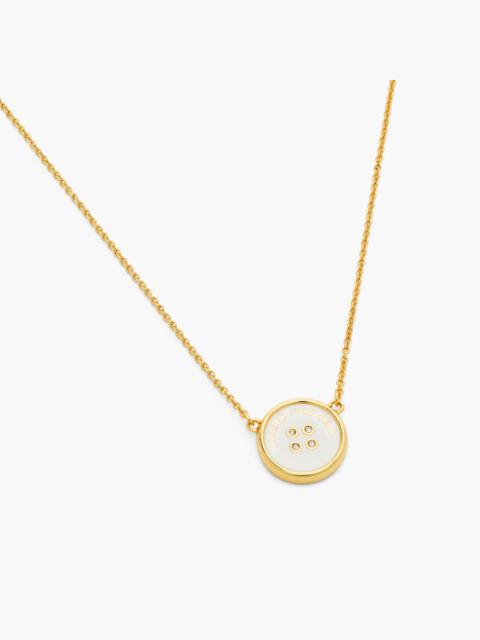 Marc Jacobs THE BUTTON PENDANT NECKLACE