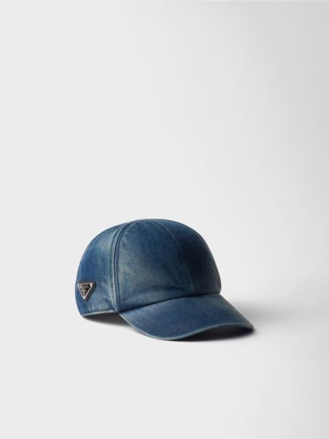Prada Denim baseball cap