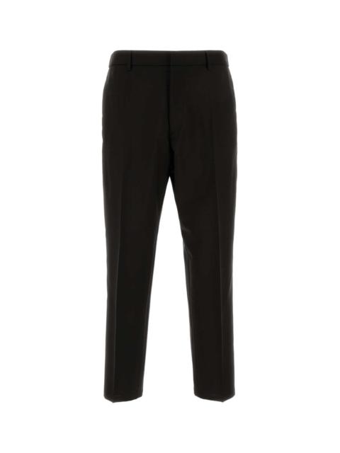 Jil Sander Jil Sander Men Dark Brown Wool Pant