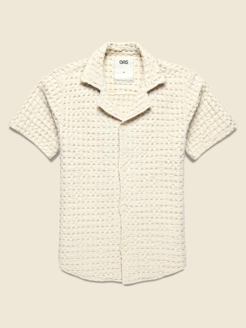 OAS Waffle Terry Shirt - Ecru