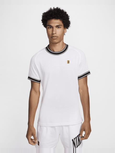 Nike NikeCourt Heritage Men's Short-Sleeve Tennis Top