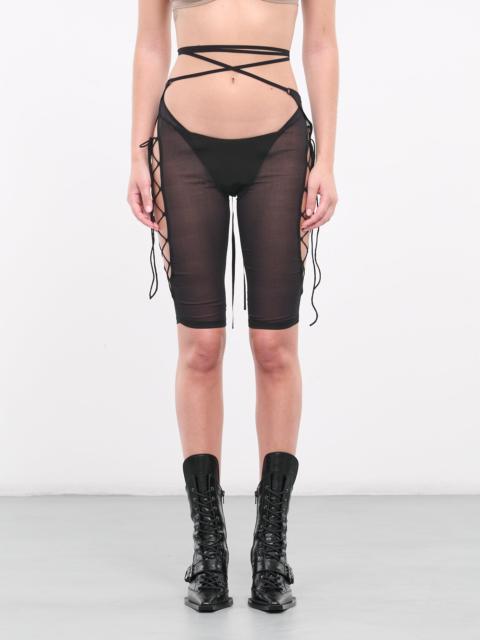 KNWLS Lace-Up Short Leggings