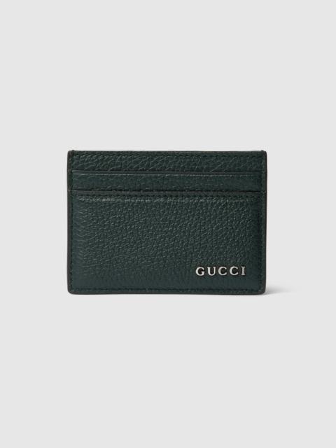 Card case with Gucci logo