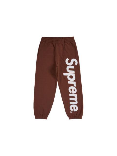 Supreme Supreme Satin Applique Sweatpant FW24 Brown