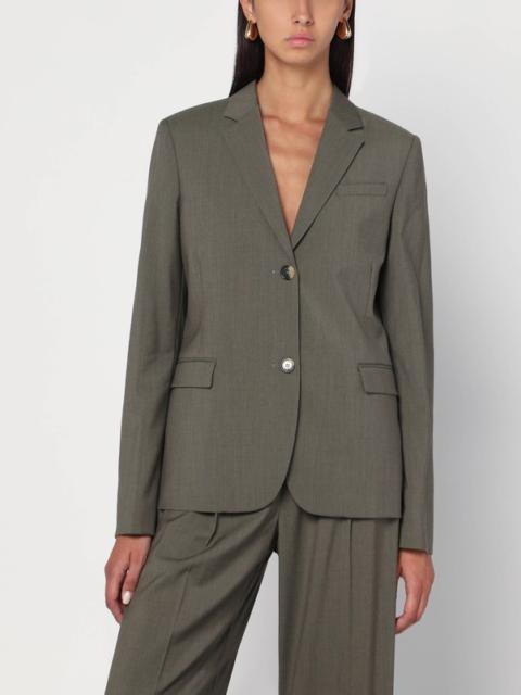 ジャケット LOEWE KHAKI JACKET WITH SLIT ON THE BACK Loewe Loewe Khaki Jacket With Slit On The Back | Grailed