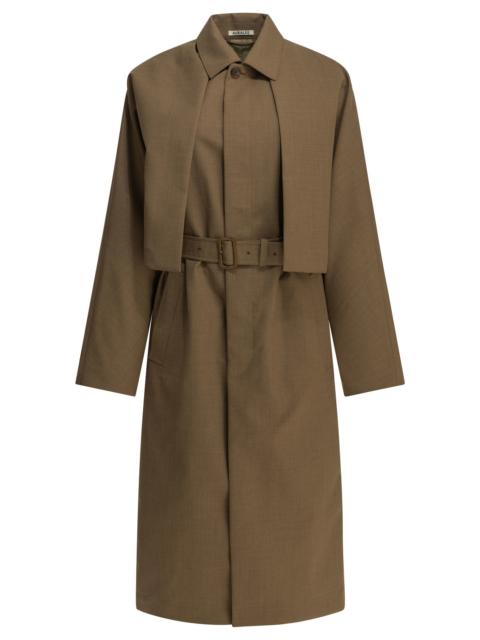 AURALEE Auralee Wool Trench Coat