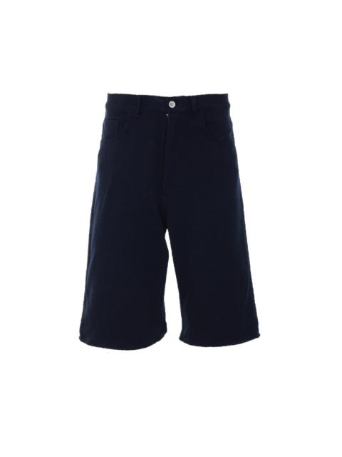 AURALEE Auralee Men Silk Denim Wide Shorts