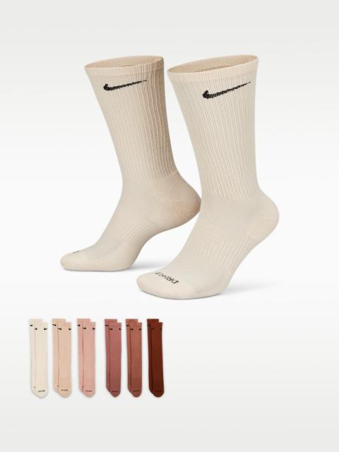 Nike Nike Everyday Plus Cushioned Training Crew Socks (6 Pairs)