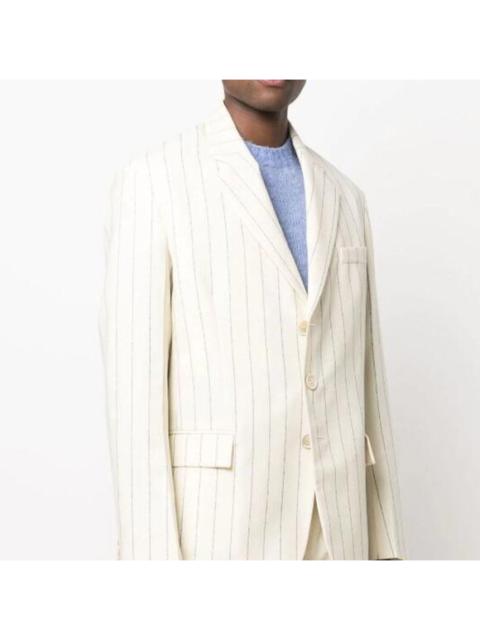 Marni BNWT SS22 MARNI PIN STRIPE WOL FRESCO JACKET 54