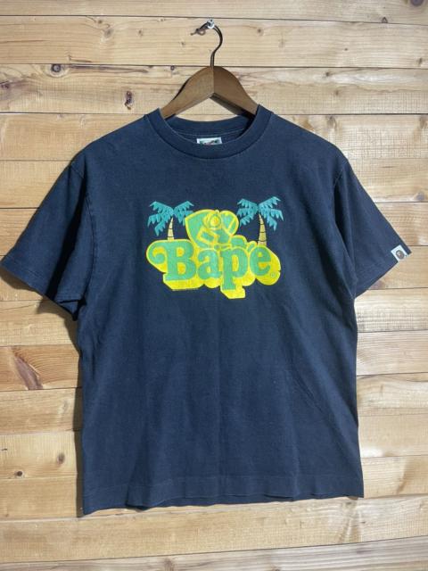 A BATHING APE® Vintage bape palm trees tshirt