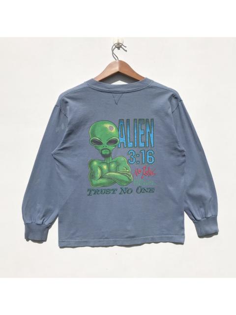 Other Designers Vintage 90s Alien Workshop No Rules Shirt SunFaded