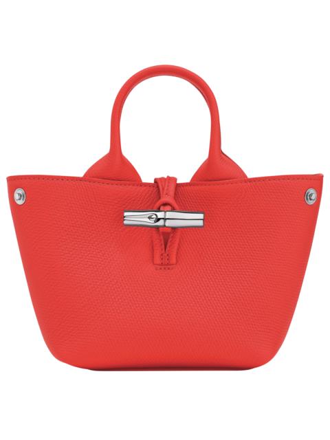 Longchamp Le Roseau XS Handbag Vermilion - Leather
