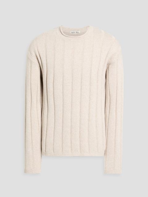 Other Designers James ribbed cotton and linen-blend sweater