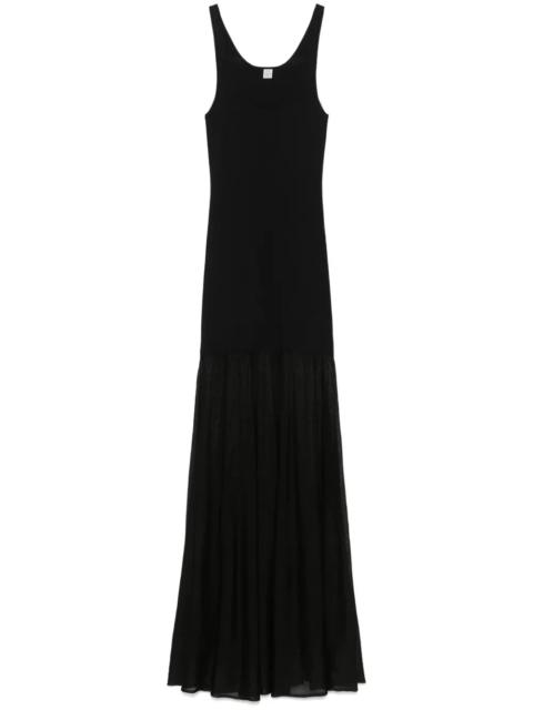 TOTEME Evening Tank Dress in Black