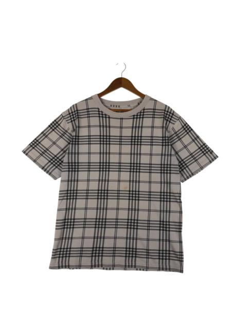 STUSSY Vintage Rip Off Burberry Nova Check T-Shirt