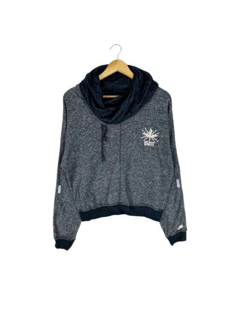 Nike ❄️NIKE USATF TURTLENECK CROPPED JUMPER SWEATSHIRT