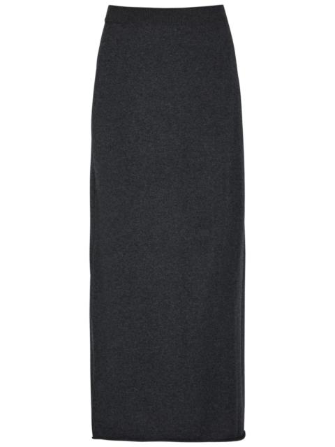 LISA YANG Lisa Yang Charlotta Cotton and Cashmere-blend Midi Pencil Skirt