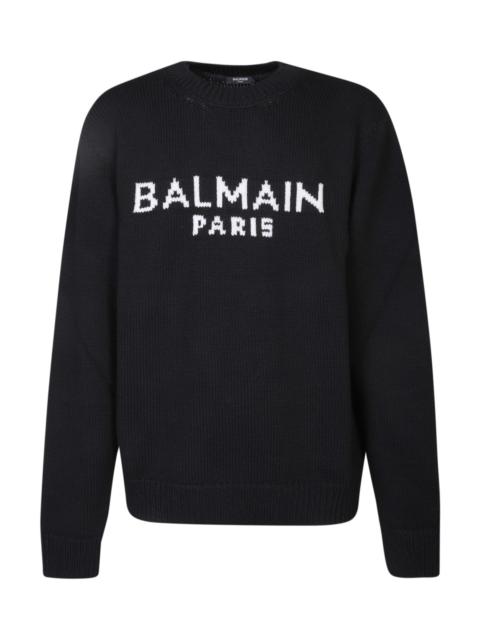 Balmain Black Logo Sweater