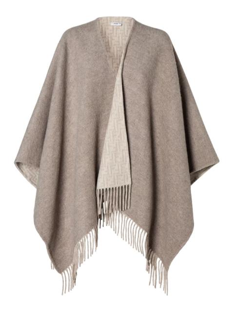 FENDI Fendi Women Ff Wool And Cashmere Poncho