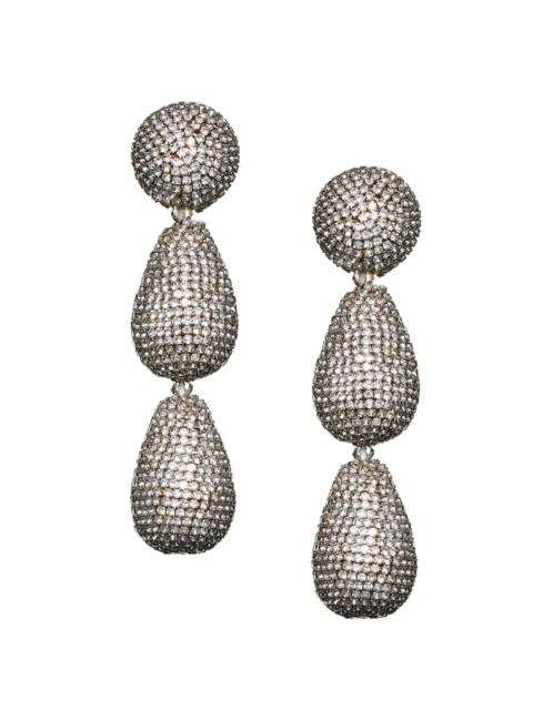 SACHIN & BABI ARIELLE EARRINGS - CLEAR CRYSTALS
