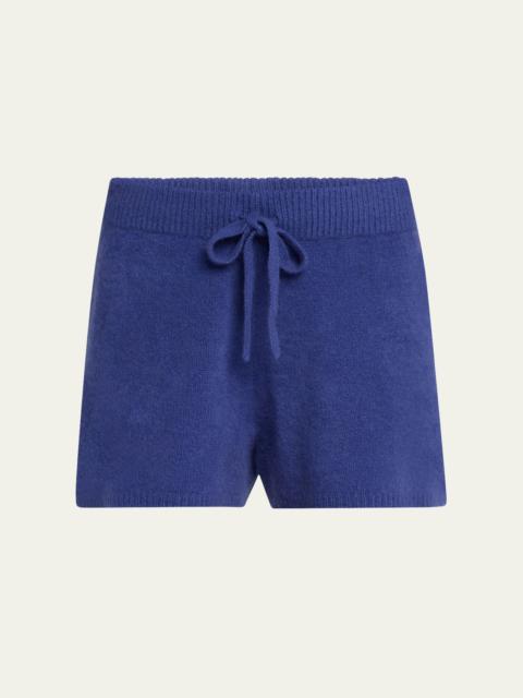 Drawstring Cashmere Lounge Shorts