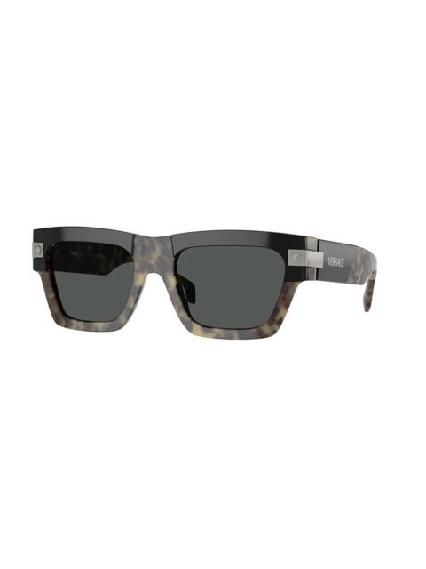 VERSACE Versace Dark Grey Rectangular Men's Sunglasses VE4464 545687 55